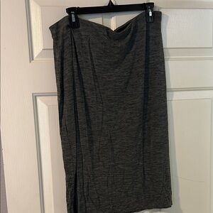 Metaphor Charcoal Pencil Skirt